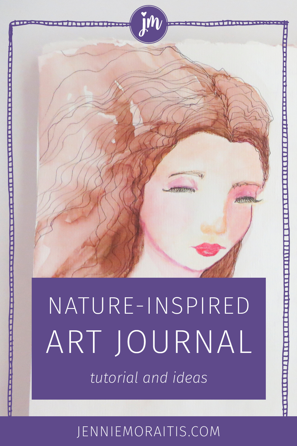 Don't we all need more magic in our lives? This sweet fairy princess was inspired by a forest walk. Learn how to make your own magical spread in your art journal! #princess #artjournal