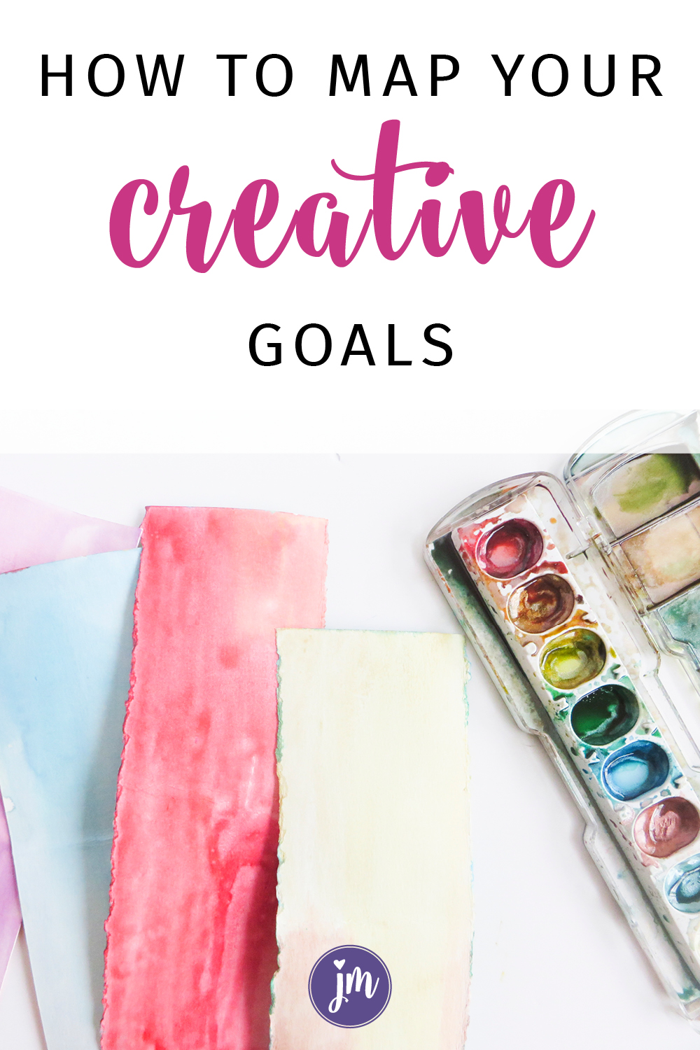 Learn how to create a goal map for your creative projects! This is such a great way to keep track of where you are and what you need to do PLUS you can make your goal map reflect your own unique personality. Love this idea!